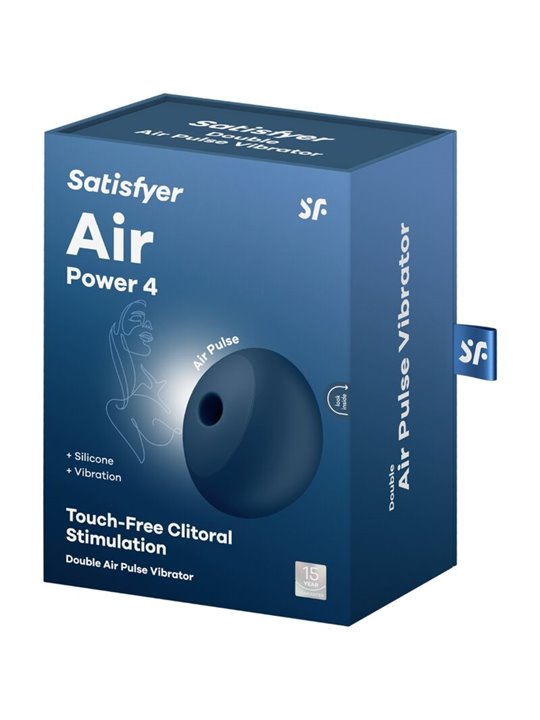 Satisfyer Air Power 4 - Stimolatore Clitorideo 12 Vibrazioni Blu
