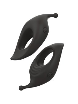 B Swish - Bcharmed Rhythm Infinite Deluxe Penis Ring 15 Vibrations Black