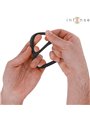 Intense - Bobby Double Silicone Penis Ring Black