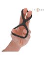 Intense - Dewey Double Silicone Penis Ring Black Model 2