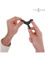 Intense - Carson Double Silicone Penis Ring Black Model 4