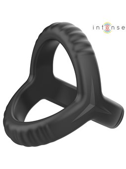 Intense Carson - Doppio Anello Fallico in Silicone Nero