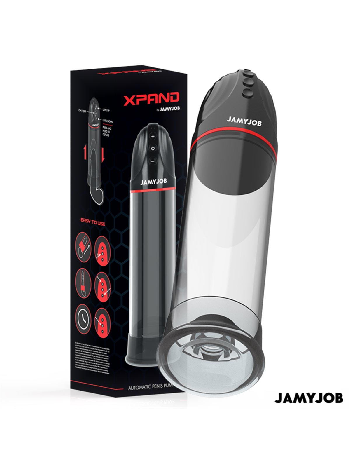Jamyjob - Xpand Automatic Pump 3 Suction Levels Grey
