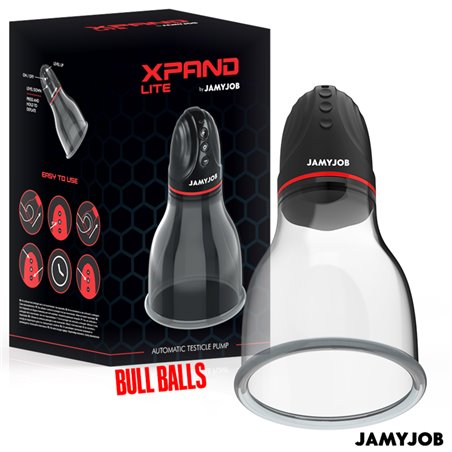 Jamyjob Xpand - Pompa per i Testicoli 3 Livelli di Aspirazione Grigio