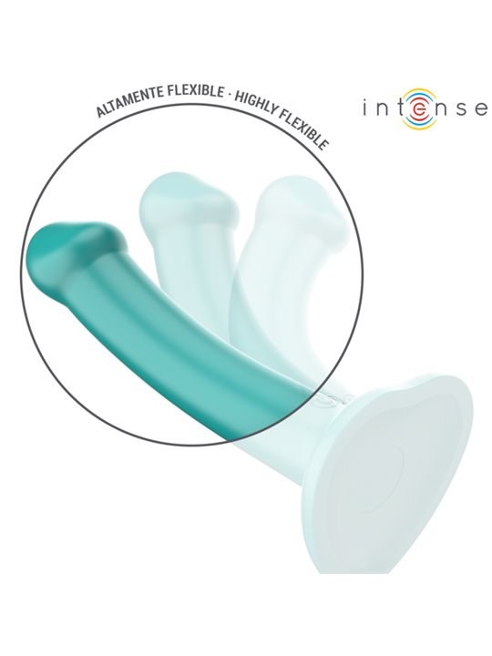 Intense - Katie Vibrator With Suction Cup 10 Vibrations Blue Remote Control