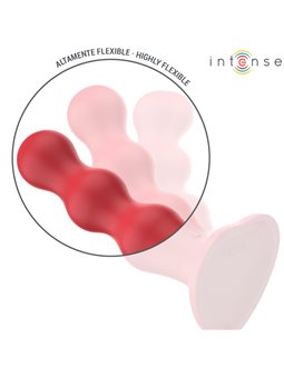Intense Cody - Vibratore in Silicone con Ventosa e Telecomando Rosso