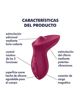 Satisfyer - Exciterrr Lay-On Clitoris Berry Vibrator