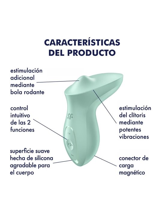 Satisfyer Exciterrr - Vibratore Clitorideo Verde Doppia Stimolazione