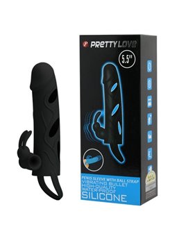 Pretty Love - Silicone Cover with Vibration 14 CM 1.0