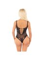 Leg Avenue - Diamond Fishnet Bodysuit Black One Size