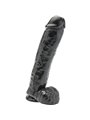 Get Real - Dildo 28 CM with Balls Black