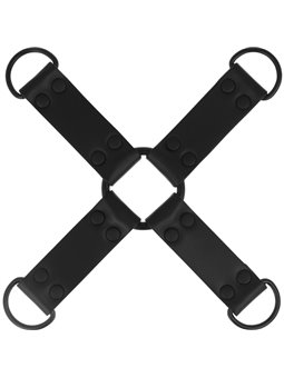 Intense Fetish Hog Tie - Costrittivo Mani e Piedi in Pelle Vegana