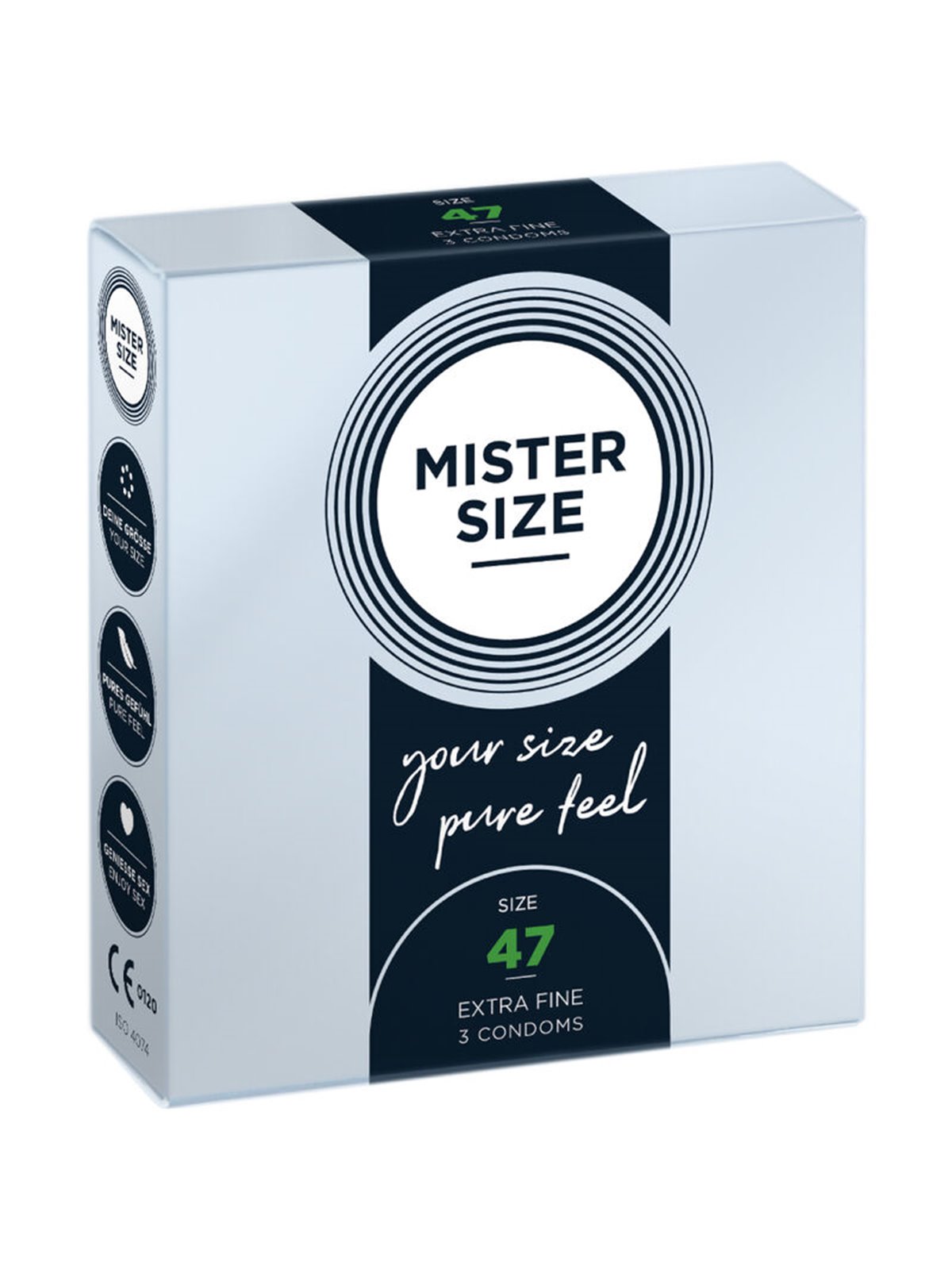 Mister Size - Condoms Size Xs 47 Mm (3 Units)