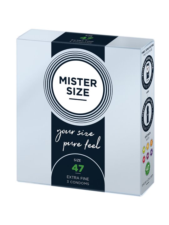 Mister Size - Preservativi Taglia XS 47 Mm (3 Unità)