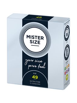 Mister Size - Preservativi Taglia S 49 Mm (3 Unità)