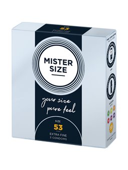 Mister Size - Preservativi Taglia M 53 Mm (3 Unità)