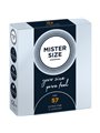 Mister Size - Preservativi Taglia L 57 Mm (3 Unità)