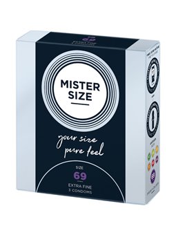 Mister Size - Preservativi Taglia XXXL 69 Mm (3 Unità)