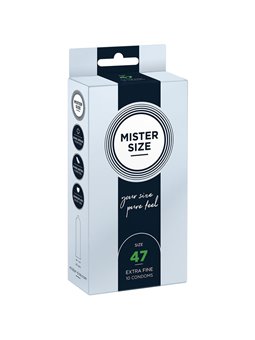 Mister Size - Preservativi Taglia XS 47 Mm (10 Unità)