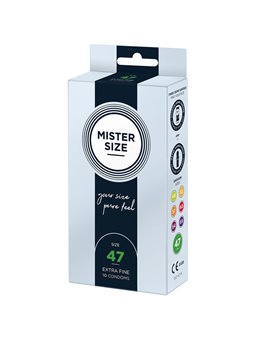Mister Size - Preservativi Taglia XS 47 Mm (10 Unità)