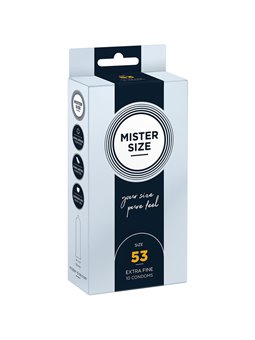 Mister Size - Preservativi Taglia M 53 Mm (10 Unità)