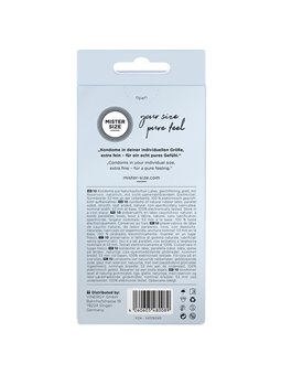 Mister Size - Condom Size M 53 Mm (10 Units)