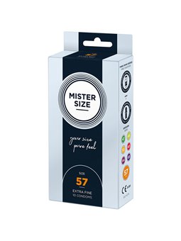 Mister Size - Preservativi Taglia L 57 Mm (10 Unità)