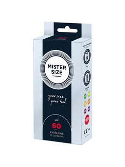 Mister Size - Condom Size Xl 60 Mm (10 Units)