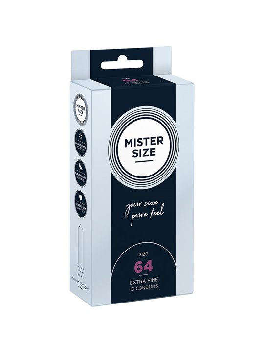Mister Size - Condoms Size Xxl 64 Mm (10 Units)
