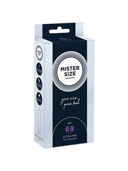Mister Size - Preservativi Taglia XXXL 69 Mm (10 Unità)