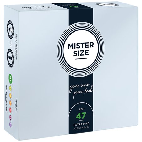 Mister Size - Preservativi Taglia XS 47 Mm (36 Unità)