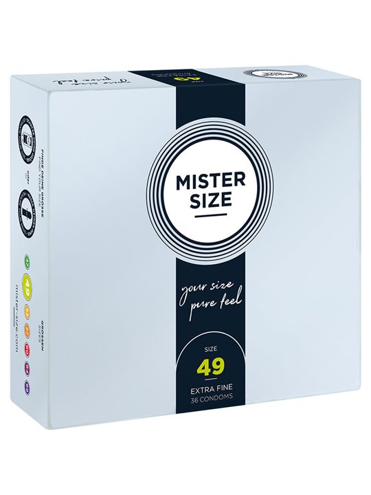 Mister Size - Preservativi Taglia S 49 Mm (36 Unità)