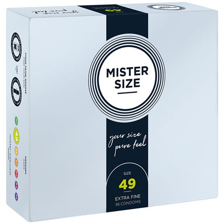 Mister Size - Preservativi Taglia S 49 Mm (36 Unità)