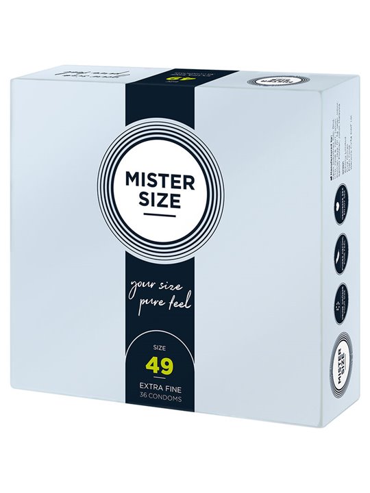 Mister Size - Preservativi Taglia S 49 Mm (36 Unità)