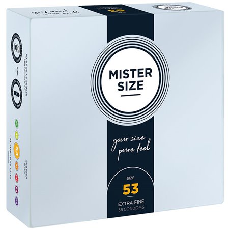 Mister Size - Preservativi Taglia M 53 Mm (36 Unità)