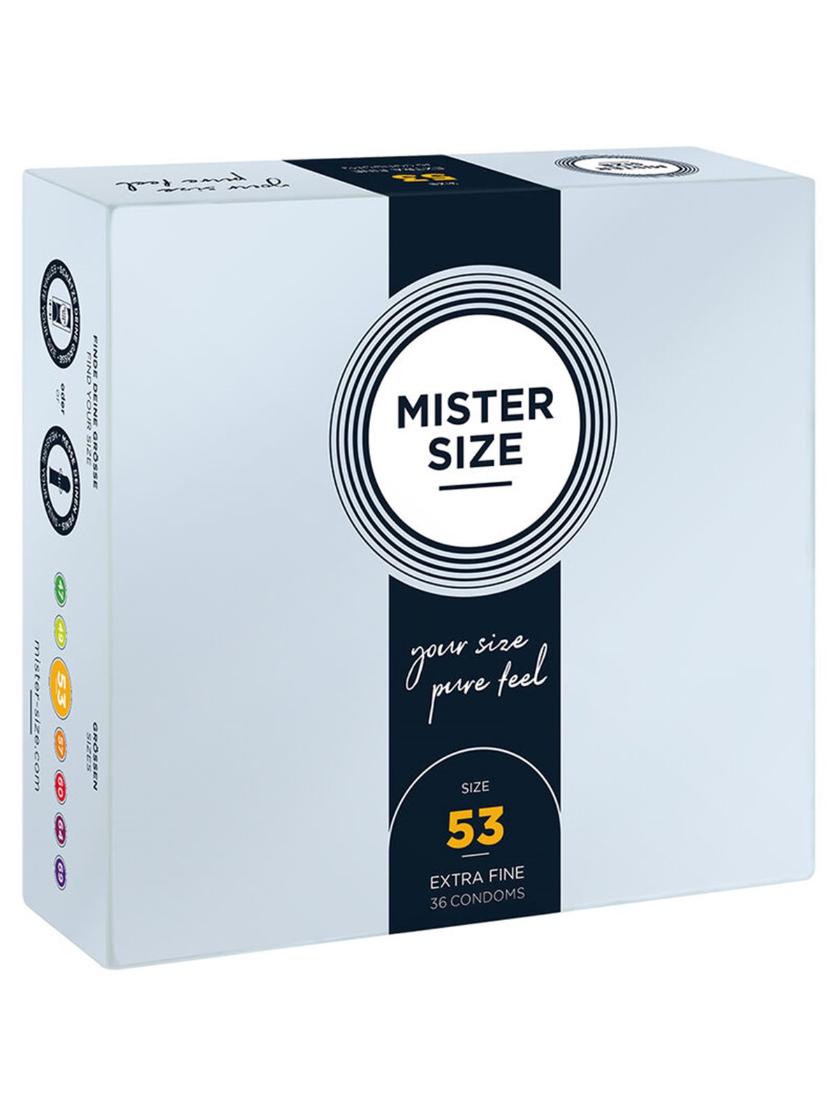 Mister Size - Condom Size M 53 Mm (36 Units)