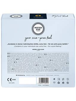 Mister Size - Condom Size M 53 Mm (36 Units)