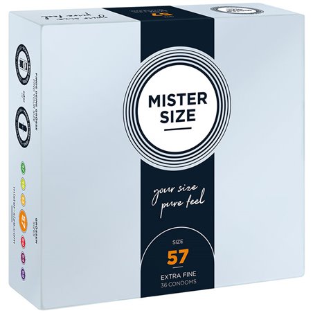Mister Size - Preservativi Taglia L 57 Mm (36 Unità)