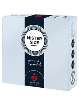 Mister Size - Preservativi Taglia XL 60 Mm (36 Unità)