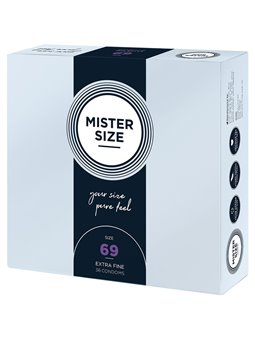 Mister Size - Preservativi Taglia XXXL 69 Mm (36 Unità)