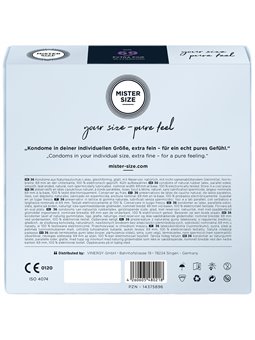 Mister Size - Condoms Size Xxxl 69 Mm (36 Units)