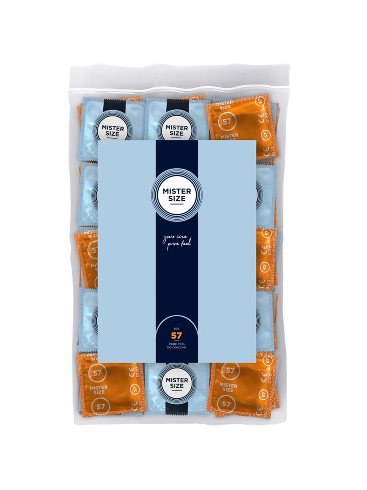 Mister Size - Condom Size L 57 Mm (100 Units)