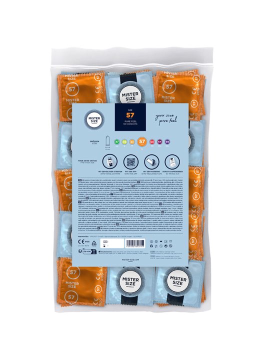 Mister Size - Preservativi Taglia L 57 Mm (100 Unità)