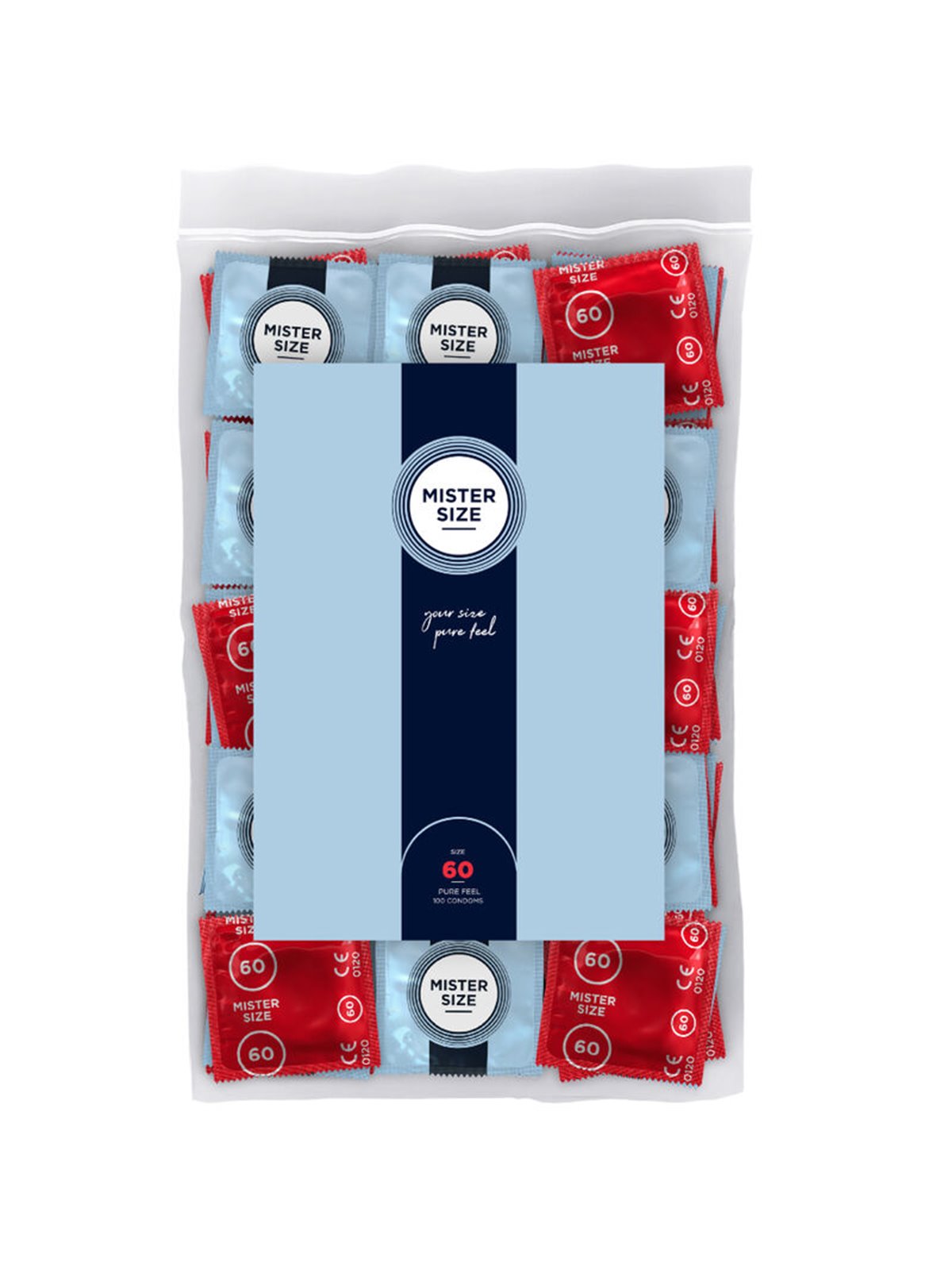 Mister Size - Preservativi Taglia XL 60 Mm (100 Unità)