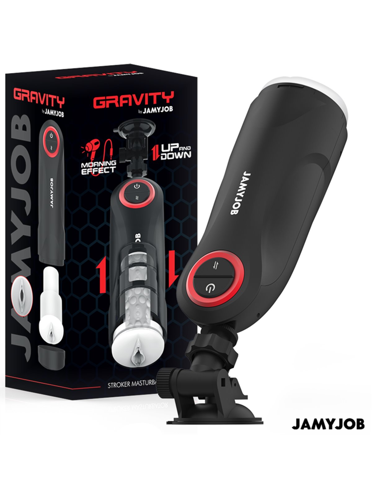 Jamyjob - Gravity Automatic Vagina Masturbator 5 Suction Modes