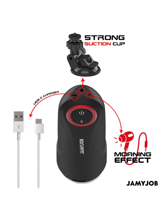 Jamyjob Gravity - Masturbatore Uomo Automatico Vagina Realistica