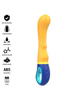 Intense Shaggy - Vibratore Punto G in Silicone Giallo