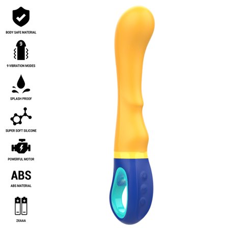 Intense Shaggy - Vibratore Punto G in Silicone Giallo