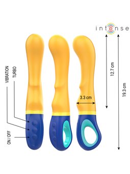 Intense Shaggy - Vibratore Punto G in Silicone Giallo