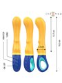 Intense Shaggy - Vibratore Punto G in Silicone Giallo